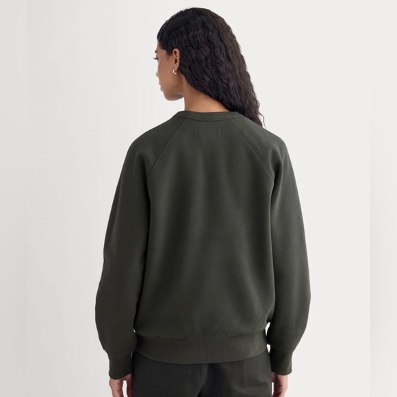 Everlane Luxe Fleece Raglan Crewneck - Picture 3 of 7